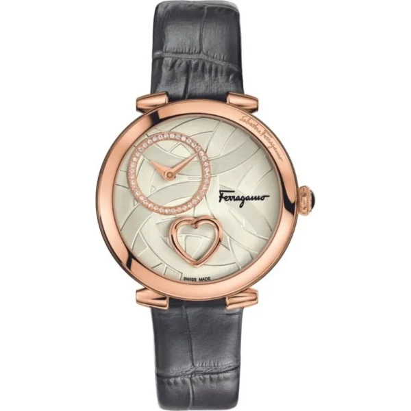 Salvatore Ferragamo Cuore Diamond Ladies Watch FE2050016