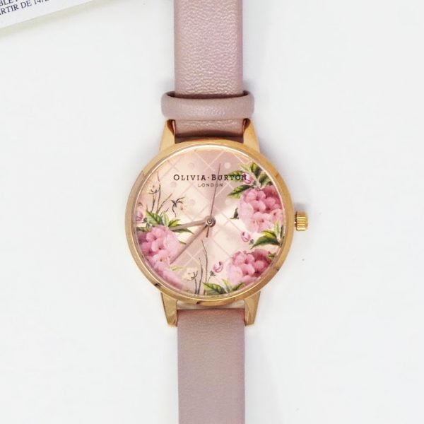 Olivia Burton Vegan Rose Gold Plated Ladies Watch OB16VE02