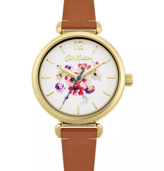 Cath Kidston Tan Analogue Strap Watch SCKL015TG