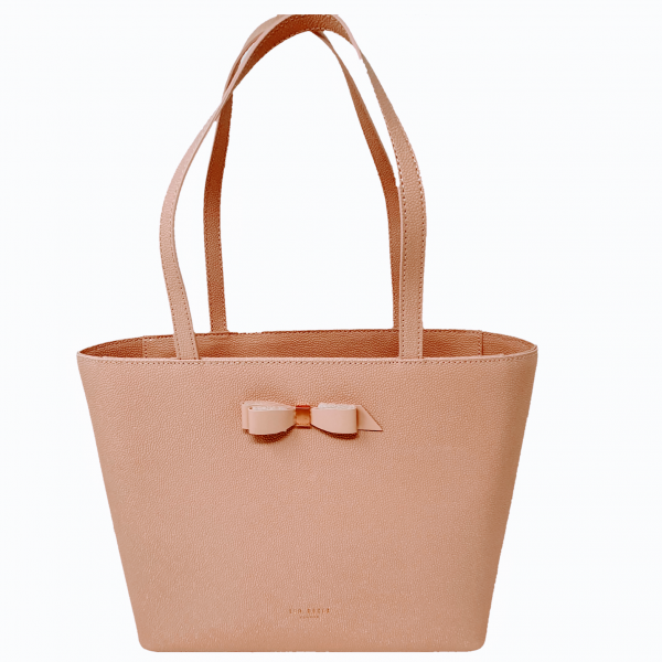 Ted Baker JJESICA Bow detail leather shopper bag