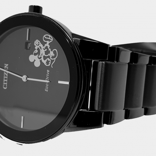 Men's Citizen Eco-Drive Mickey Mouse Black Watch AU1068-50W
