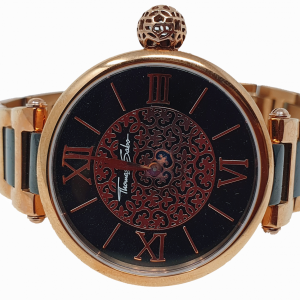 Thomas Sabo Karma Ladies' Two Colour Bracelet Watch WA0280-268-203-38