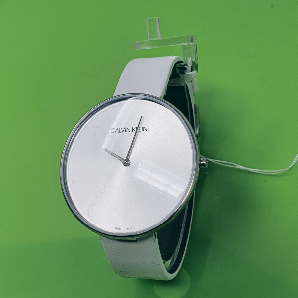 CALVIN KLEIN Full Moon Quartz Silver Dial Ladies Watch K8Y231L6