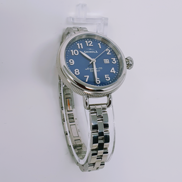 Shinola Birdy 34mm 3 Link Stainless Steel Bracelet Unisex Watch S0120001099