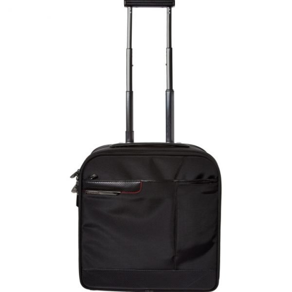 FERRARI Luxury Black Soft Shell Suitcase 270038874