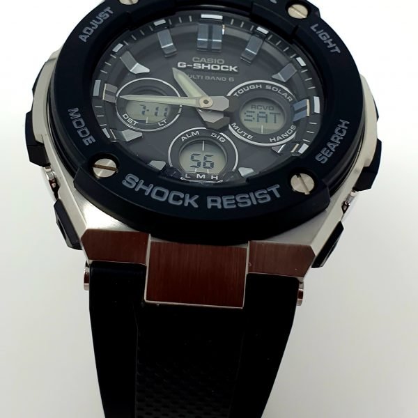 Casio G-Steel Alarm Radio Controlled Watch GST-W300-1AER