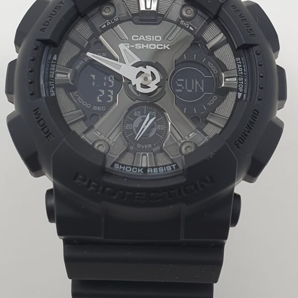 Casio G-Shock Shock World Time Black Strap Watch GMA-S120MF-1AER