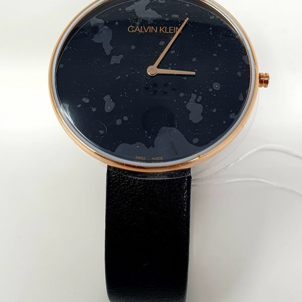Calvin Klein Full Moon Quartz Black Dial Ladies Watch K8Y236C1