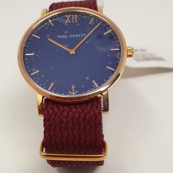 PAUL HEWITT SAILOR LINE QUARTZ BLUE DIAL WATCH PH-SA-R-ST-B-19M