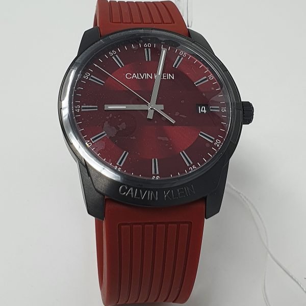 CALVIN KLEIN EVIDENCE QUARTZ RED DIAL MEN'S WATCH K8R114UP