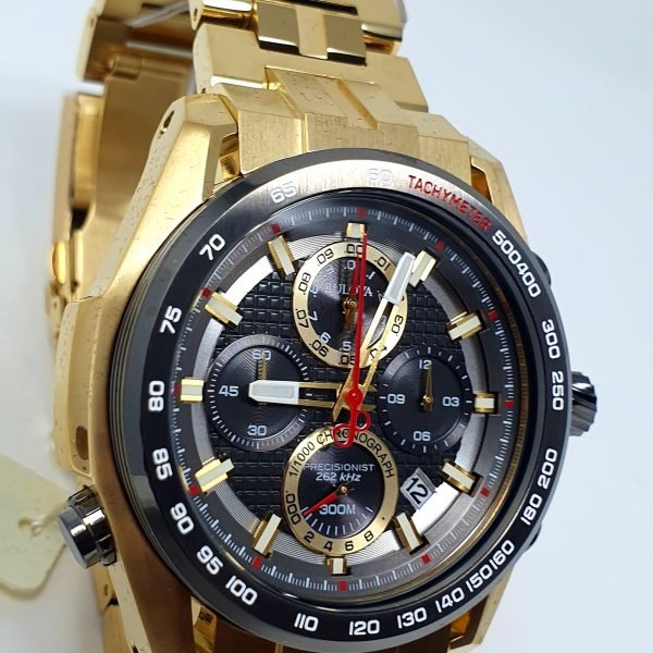Bulova 98B271 Gold Tone Stainless Steel Dress Men's Watch