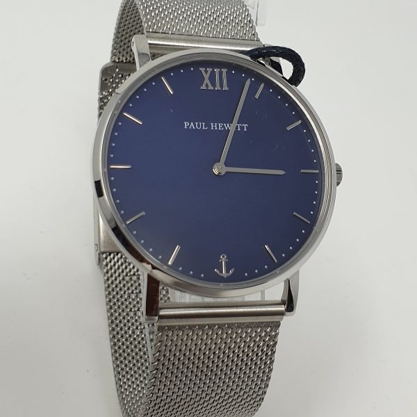 PAUL HEWITT Unisex Sailor Line Blue Dial Stainless Steel Watch PH-SA-S-ST-B-4M