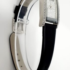 Hugo Boss Womens Cocktail Quartz Black Band Silver Dial 1502389