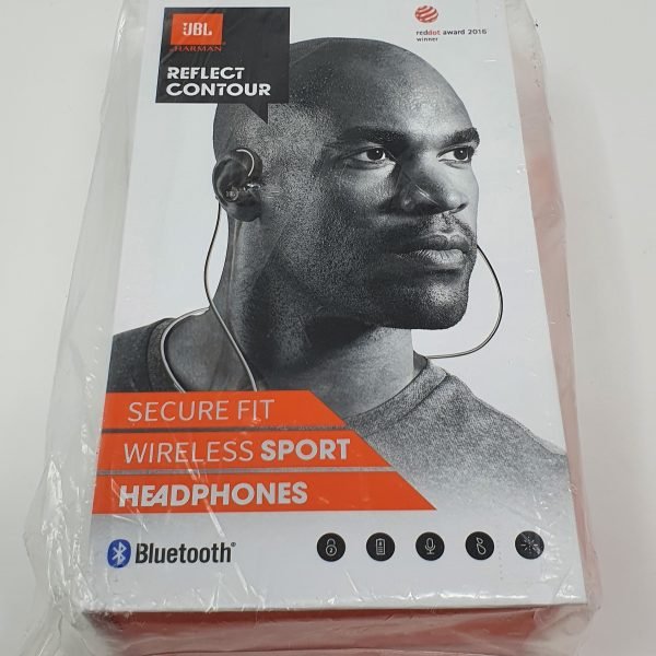 JBL Reflect Contour Bluetooth Wireless Sports Headphones - Black