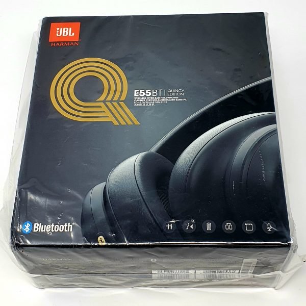 JBL E55BT Quincy Edition Wireless Bluetooth Headphones - Black