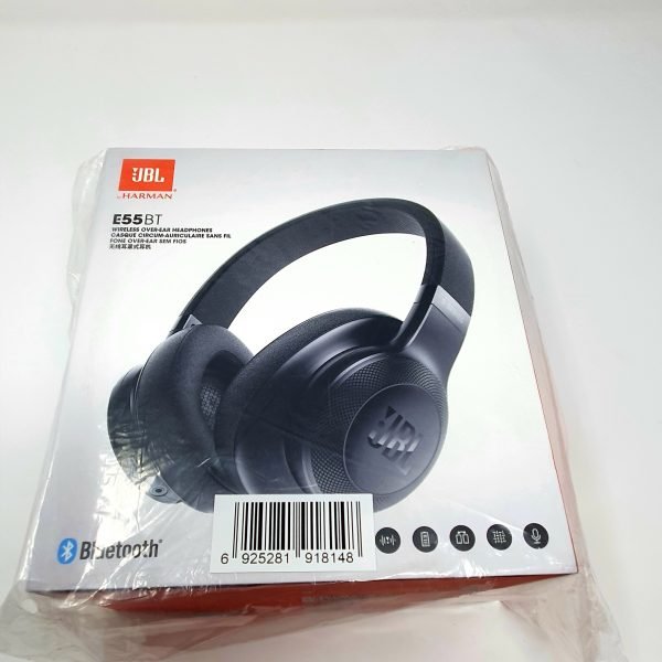 JBL E55BT Signature Sound Wireless Over-Ear Headphones with Mic Black