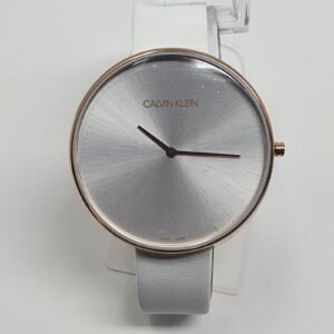 CALVIN KLEIN Full Moon Quartz Silver Dial Ladies Watch K8Y236L6