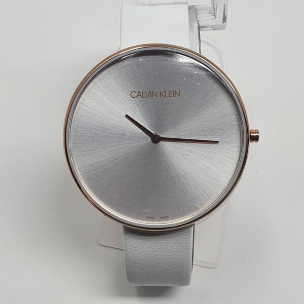 CALVIN KLEIN Full Moon Quartz Silver Dial Ladies Watch K8Y236L6