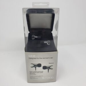 Maroo GEM Collection - Earphones with Clear Diamond - Black…