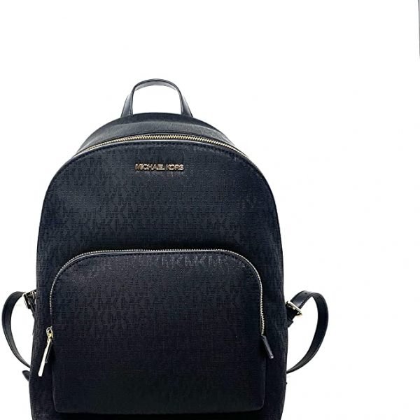 MICHAEL KORS ConnieBlack MK Logo Medium Backpack