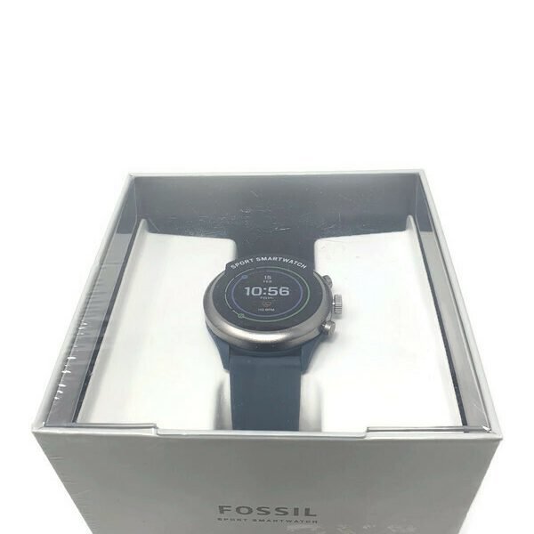 Fossil Men's Sport Smokey Touchscreen Connected Smartwatch Silicone Strap FTW4021