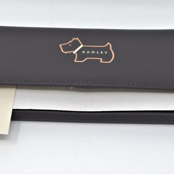 Radley Heritage Dog Outline Large Flapover Matinee Dark Grey Not in original box