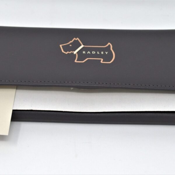 Radley Heritage Dog Outline Large Flapover Matinee Dark Grey Not in original box