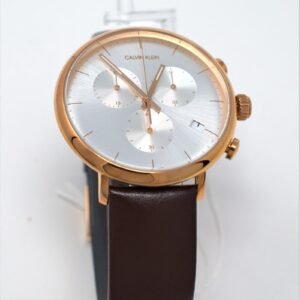 Calvin KleinHigh Noon Brown Leather watchK8M276G6