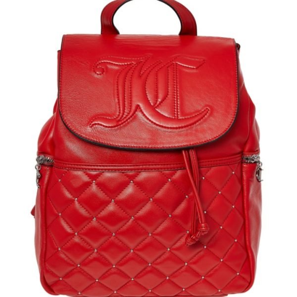 JUICY COUTURE Red Leather Backpack JBH5123