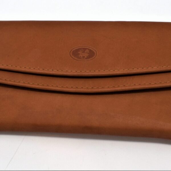 LLOYD BAKER Multi compartmental wallet purse real Brown Leather- Long