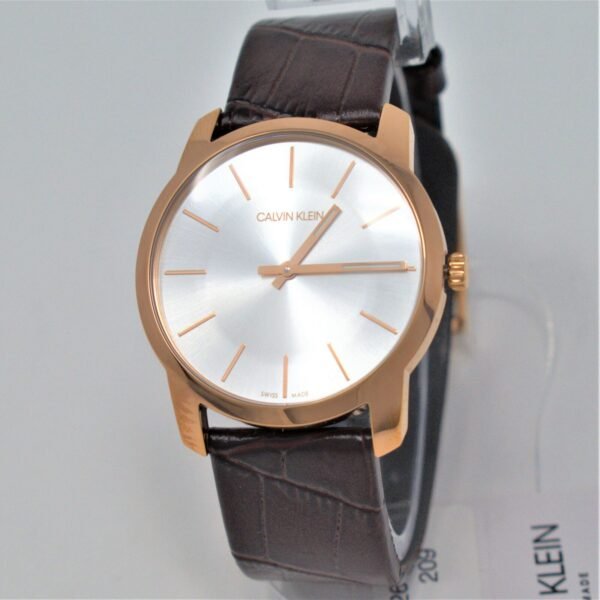 CALVIN KLEIN City Extension Silver Dial Unisex Watch K2G226G6
