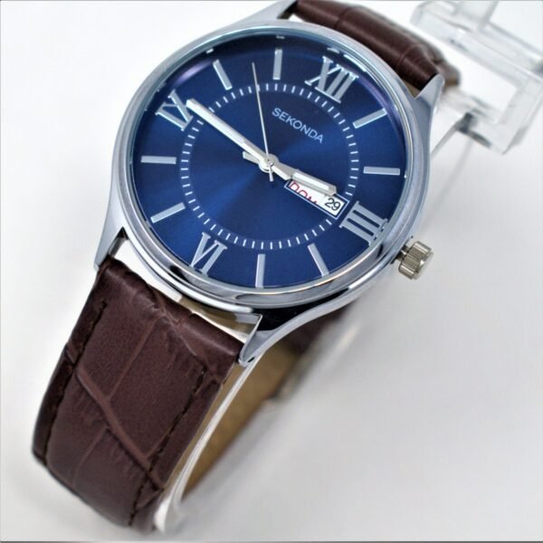 Sekonda Men's Brown Leather Strap Watch 1834.27