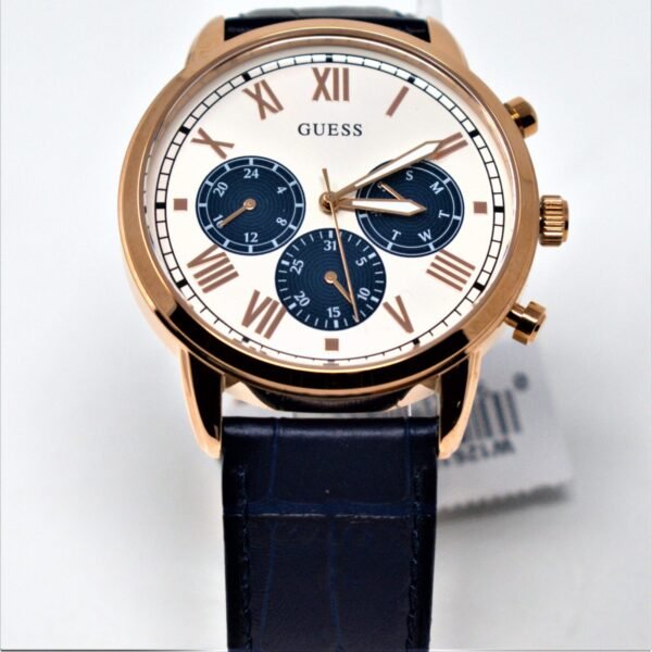 Guess Men's Hendrix Watch with Leather Strap W1261G4