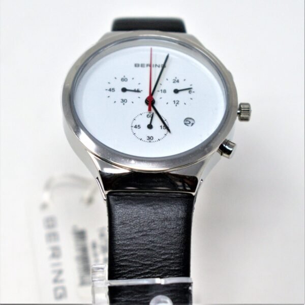 Bering Unisex multidial Watch with Leather Strap 14736-404