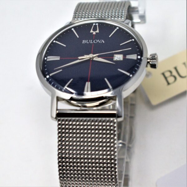 Bulova Aero Jet Mens Watch 96B289 Blue dial