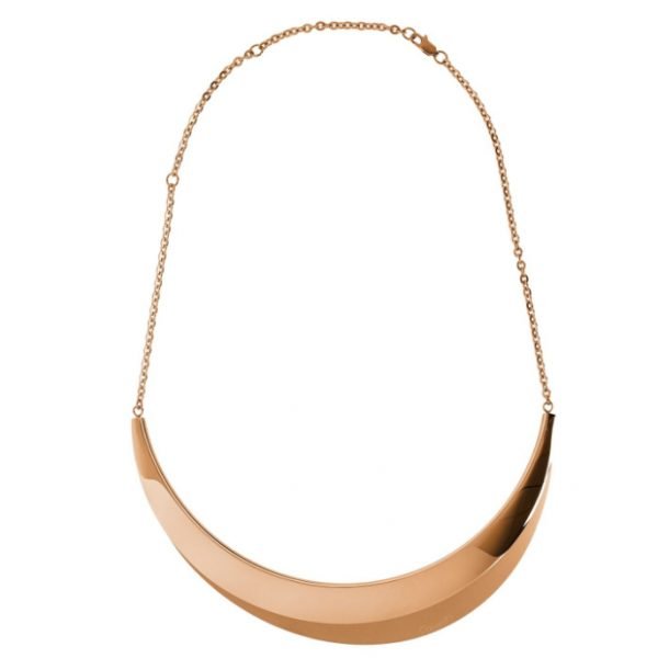 Calvin Klein Groovy Semi Choker Rose Gold Necklace KJ8QPJ100100