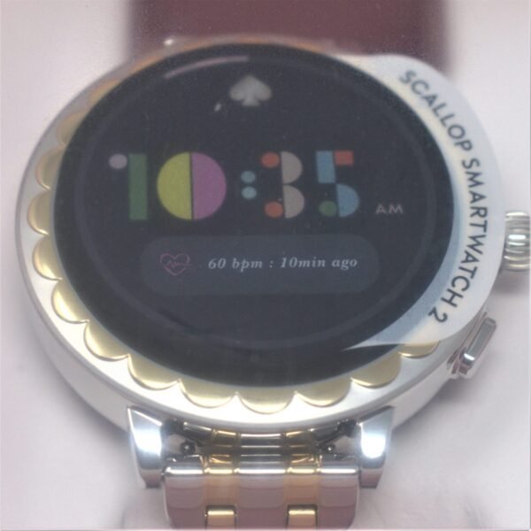 KATE SPADE NEW YORK SCALLOP SMARTWATCH 2 TWO-TONE STAINLESS STEEL KST2012