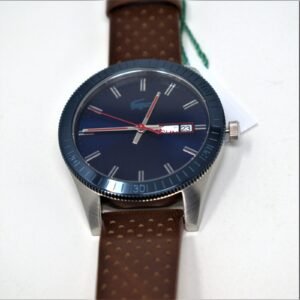 Lacoste Mens Legacy Classic Quartz Watch with Brown Leather Strap 2010981
