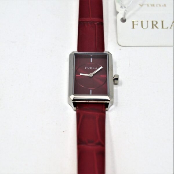 FURLA DIANA R4251104504 RED LEATHER STRAP WOMEN'S WATCH