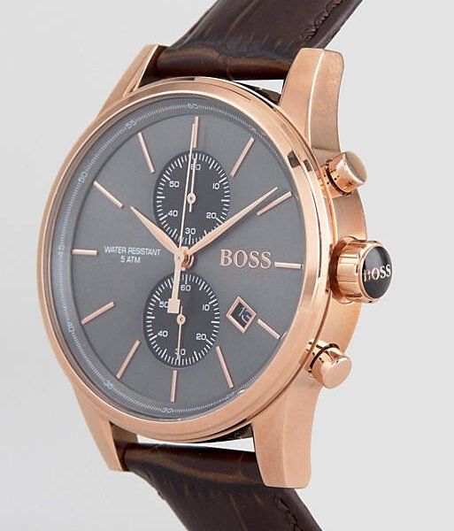 Hugo Boss Jet Rose Gold Plated Mens Watch 1513281