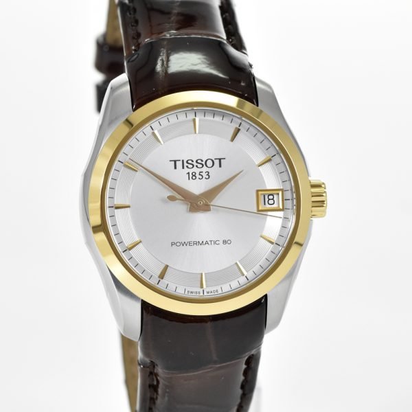 TISSOT Couturier Powermatic 80 Silver Dial Ladies Watch T0352072603100
