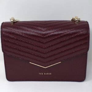 Ted Baker SHAKIB Leather quilted envelope cross body bag