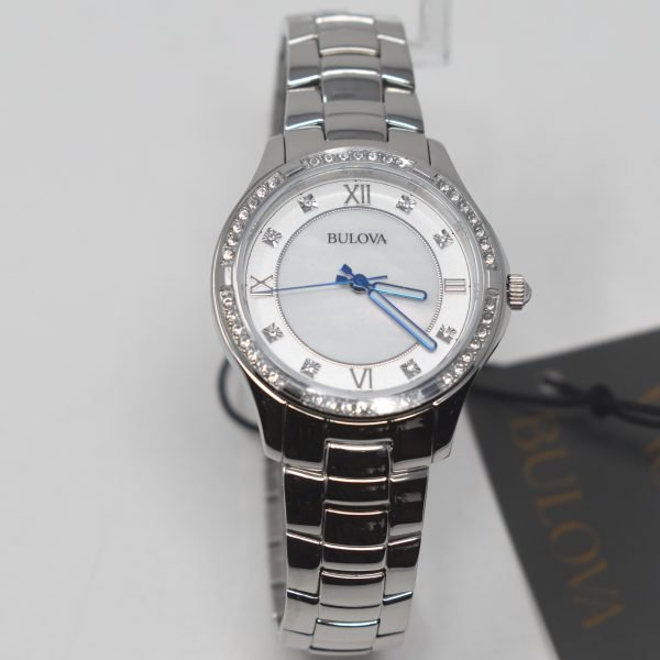 BULOVA Classic Quartz Crystal Ladies Watch 96L265