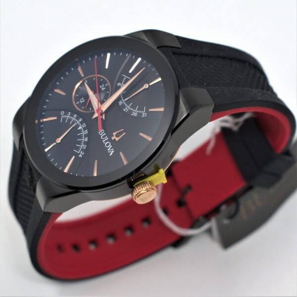 Bulova 98B321 Men's watch Grammy Edition Chronograph Rubber Strap