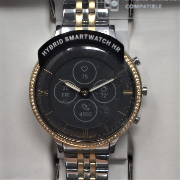 Fossil Hybrid Smartwatch HR Charter Two-Tone Stainless Steel FTW7032 watch