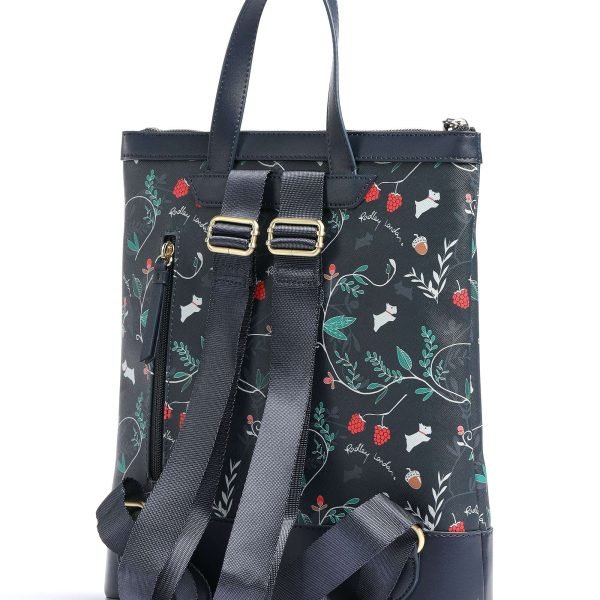 RADLEY Whimsical Floral Navy Woodland Motif Backpack H3560401-INK