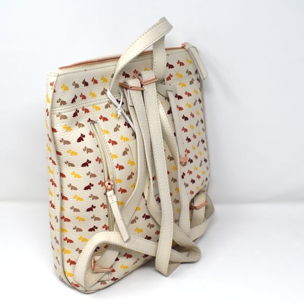 RADLEY LONDON MULTI DOGS OYSTER LEATHER BACKPACK HAND BAG