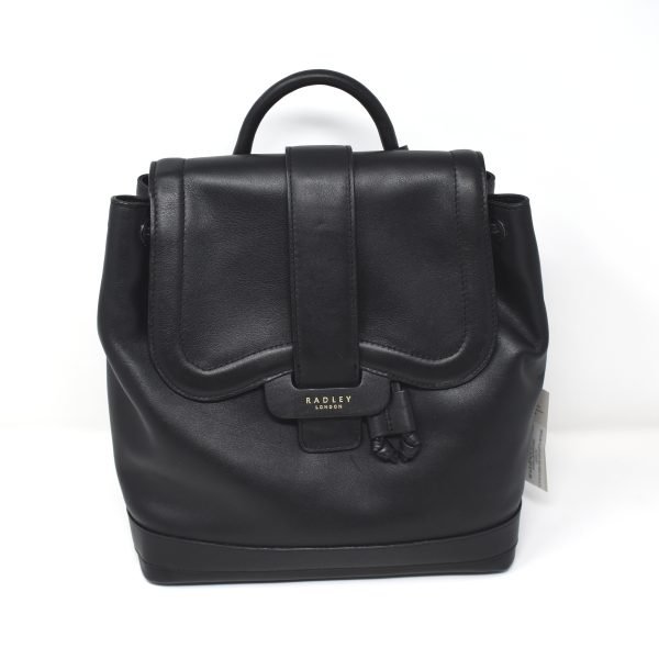 Radley 'Devonport mews' leather backpack black