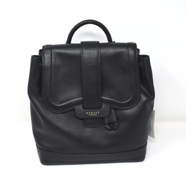 Radley 'Devonport mews' leather backpack black