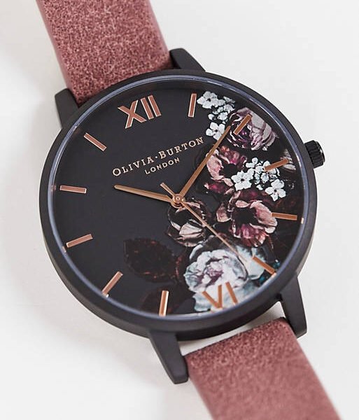Olivia Burton Watch Shoreditch Fine Art, Rose Suede & Matte Black
Model OB16SHC06